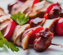 Шашлык Мраморное филе Армянская кухня