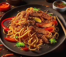 Wok Рамен острый цыпленок