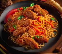 Wok Рамен с мраморным теленком