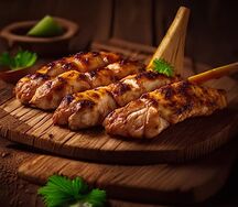 Шашлык из курицы (грудка)