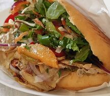 Грибной донер Европейская кухня