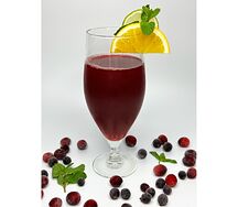 Морс из клюквы и черной смородины