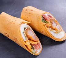 Цезарь ролл с креветками