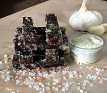 Гренки бородинские с чесноком