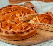 Пирог с капустой (мини)