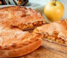 Пирог с яблоками (мини)