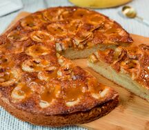 Пирог с бананом и франжипаном