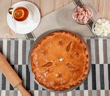 Пирог с ветчиной и сыром (мини)