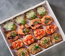 Gusto коллекция закусок на багете