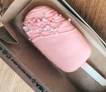 Чизкейк-эскимо Клубничный