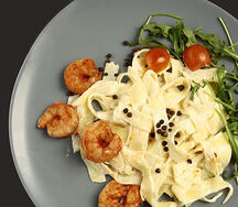 Паста с креветками