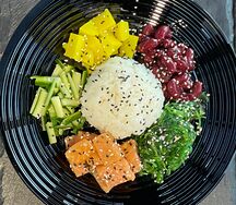 Поке с лососем