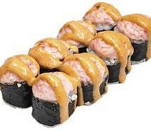 Острый краб запеченный