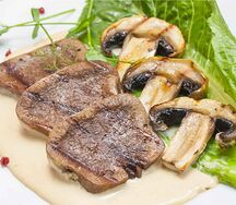 Язык на гриле