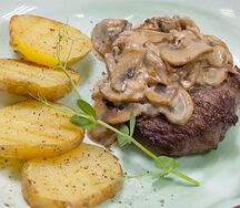 Стейк из говядины Даяна