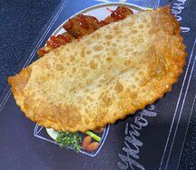 Чебурек с говядиной и свининой