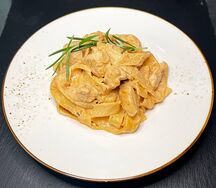 Феттуччине с курицей