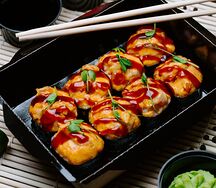 Нежная креветка запеченная