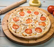 Пицца сырный цыпленок