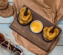 Луковые кольца в кляре