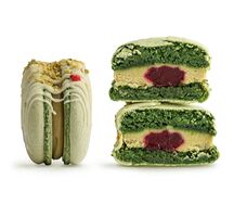 Макаронс Фисташка-малина