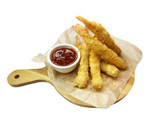 Креветка темпура с кисло-сладким соусом Яндекс