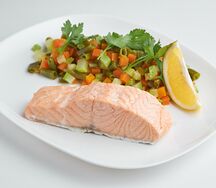 Сёмга на пару