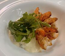 Тигровые креветки на гриле