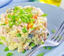 Салат Оливье домашний