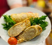 Блины с мясом