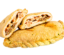 Кальцоне с форелью