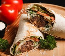 Шашлык в лаваше 