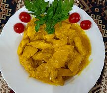 Курица в соусе карри