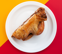 Половина курицы на гриле