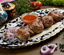 Чарвили кийма кабоб (халяль)