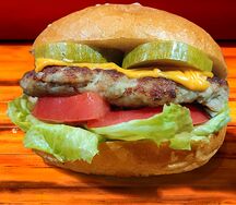 Бургер барбекю