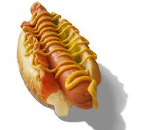 Хот-дог с беконом