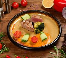 Тунец на гриле