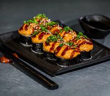 Запеченный спайси лосось