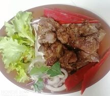 Шашлык из бараньей мякоти