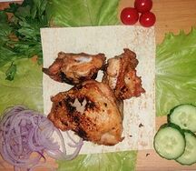 Шашлык из куриных бёдер