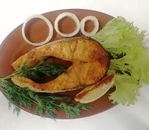 Шашлык из семги