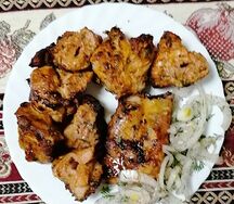 Шашлык cвинoе ассорти