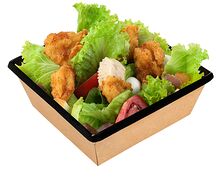 Салат А-ля Цезарь с курицей