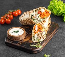 Мини-шаурма со свининой