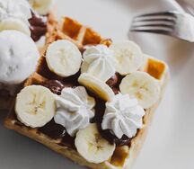 Вафля с пастой Nutella