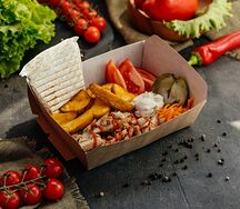 Тарелка с мясом