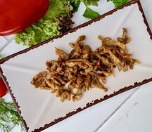Грибы вешенки во фритюре