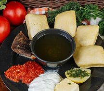 Хинкал Аварский с сушёным мясом