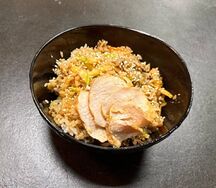 Тяхан с цыплёнком и соусом терияки